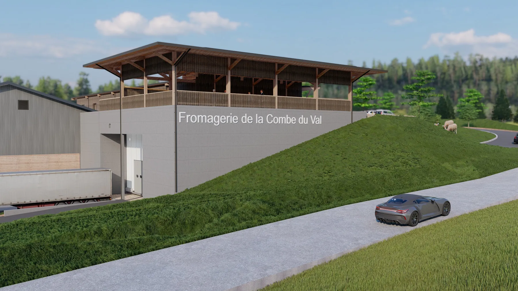 Projet de construction fromagerie